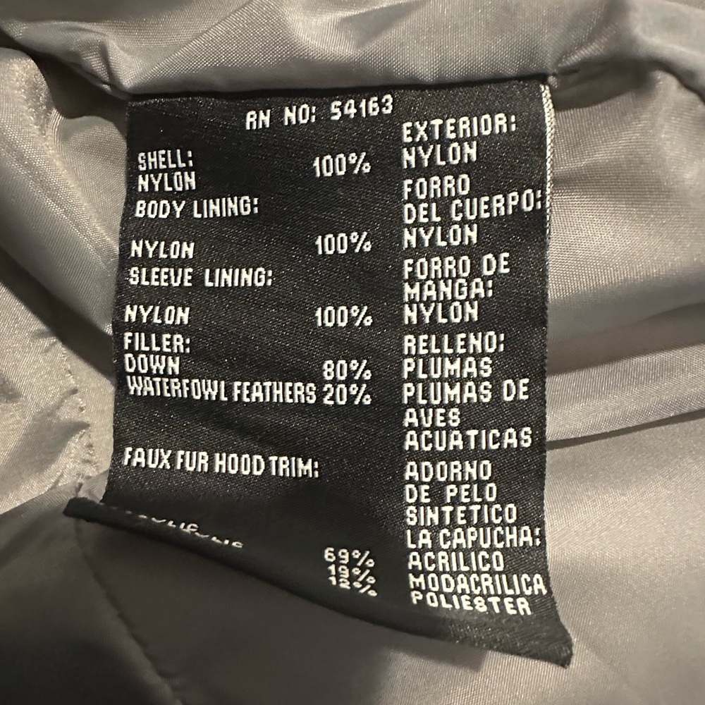 Marc New York Down Jacket Coat L - Picture 7 of 8